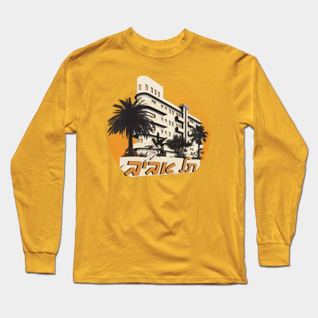 Tel Aviv Long Sleeve T-Shirt by TeeLAVIV